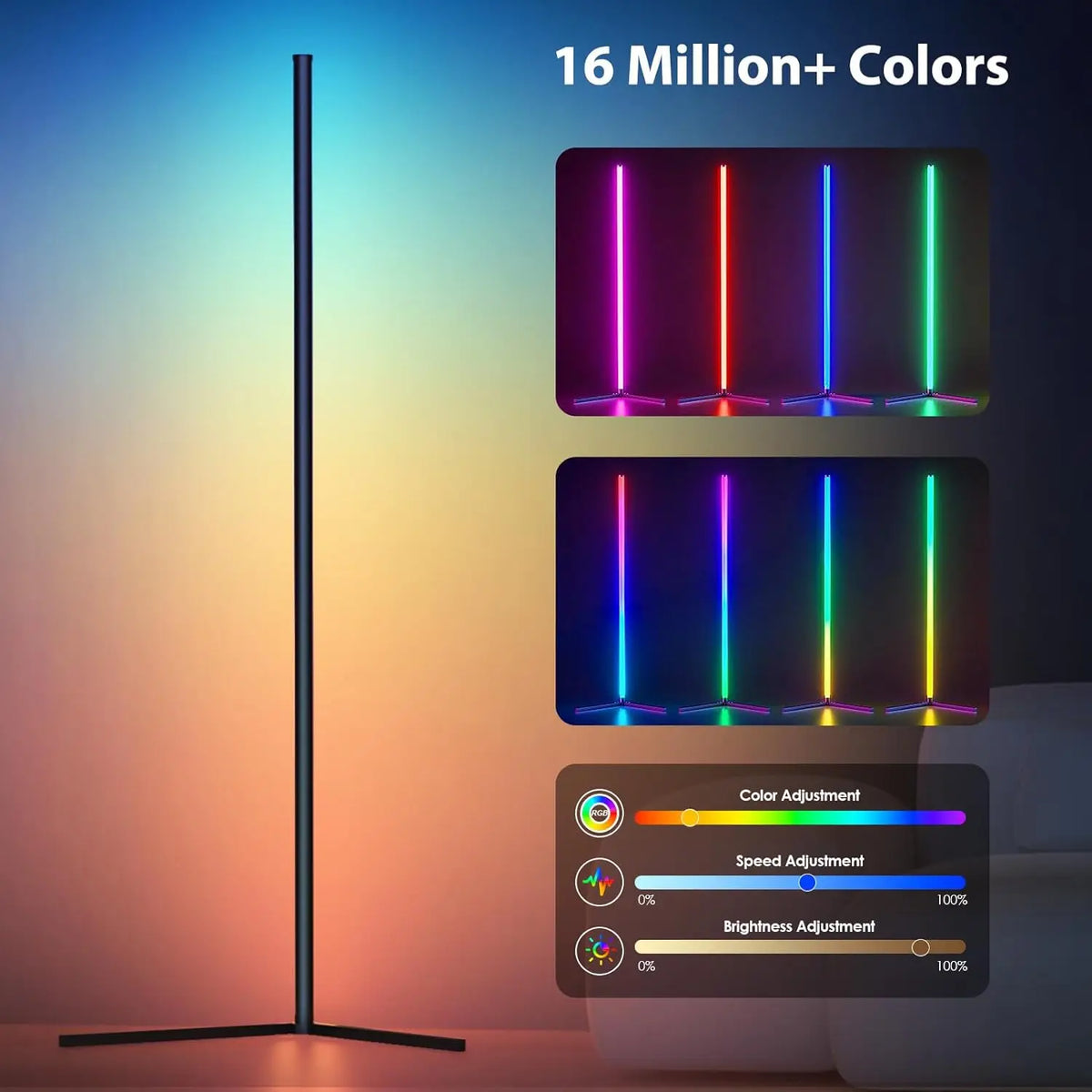 Dream Color RGB Floor Lamp with Music Sync