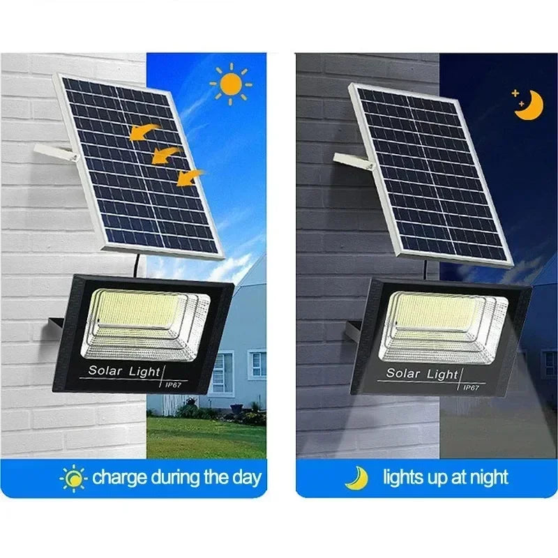 Solar Flood Light with Remote – 30W, IP67