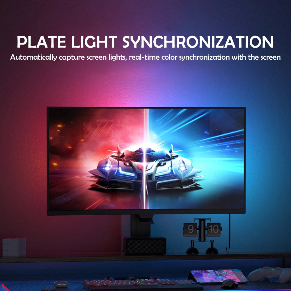 Screen Sync Gaming Light Strip for Monitors