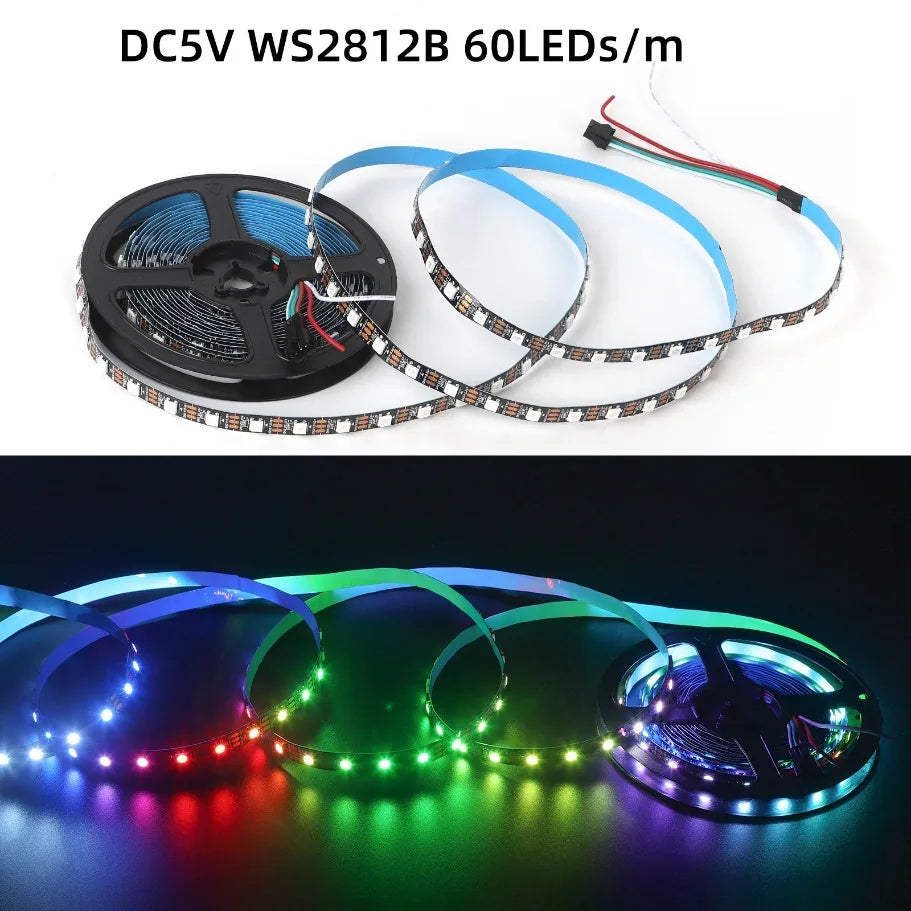 RGBIC Addressable LED Strip – 5V Pixel Lights