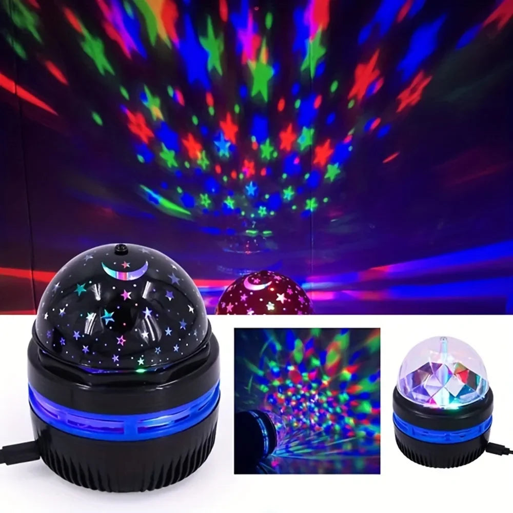 Galaxy & Aurora Star Projector Night Light