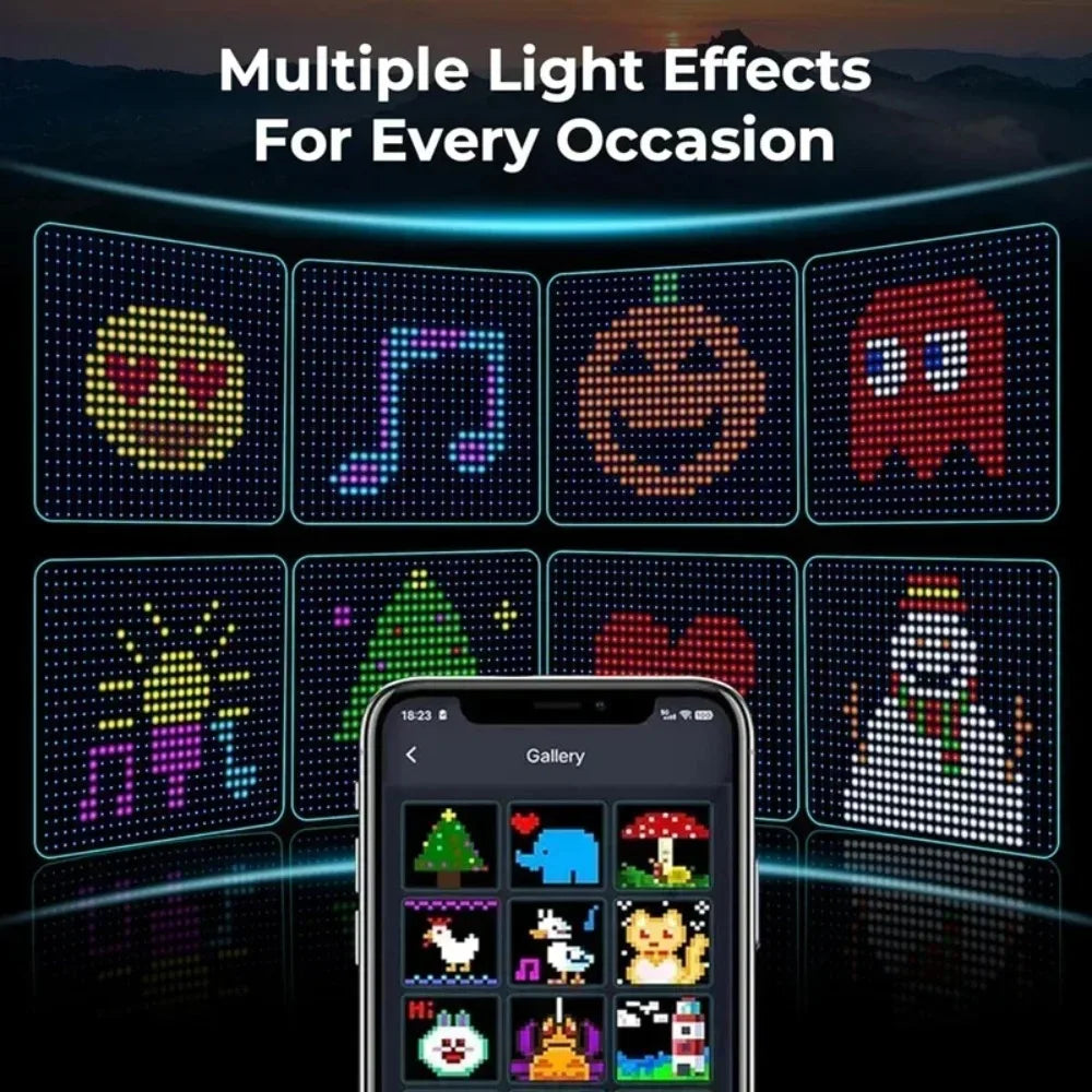 Smart LED Curtain Lights – App Control & Music Sync