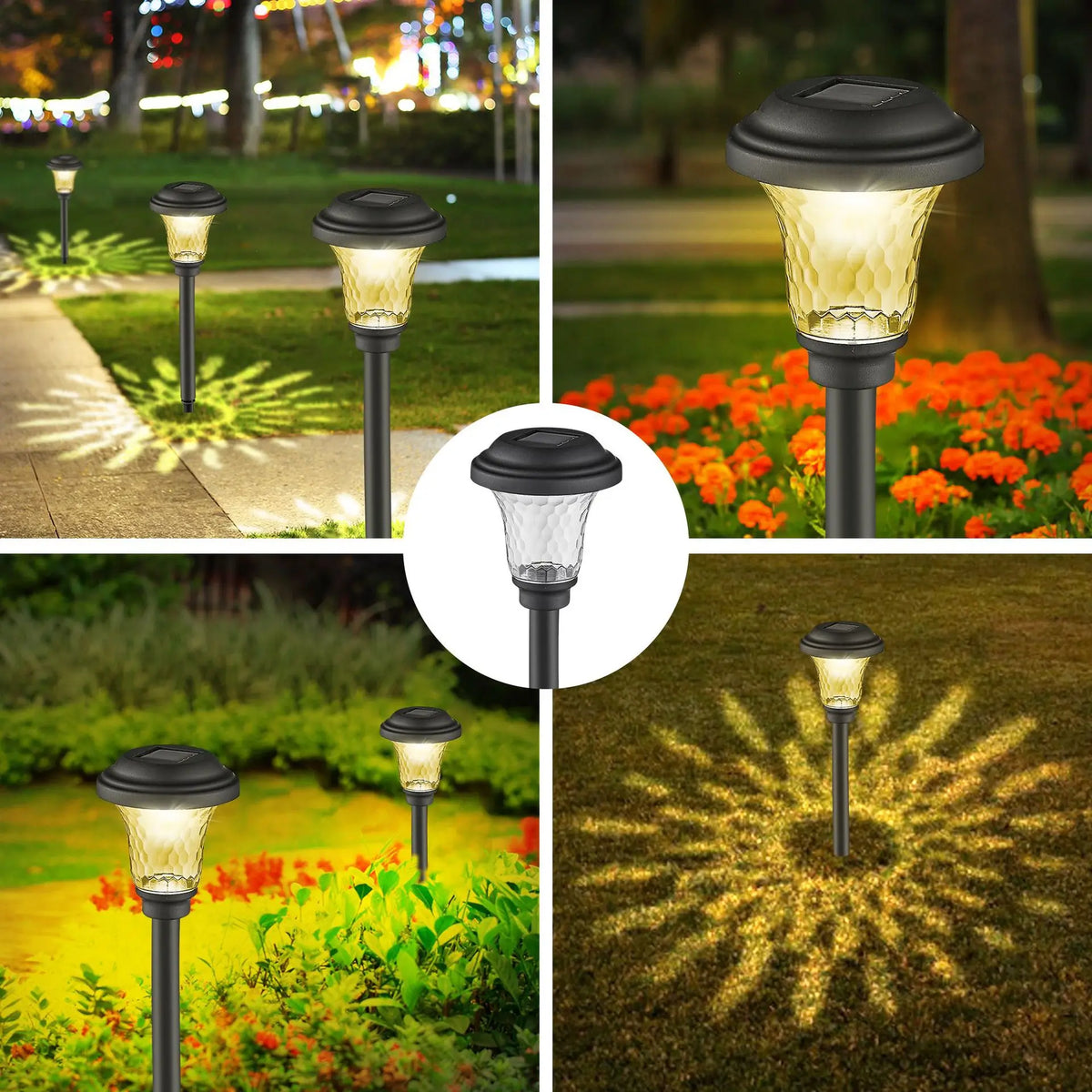 Solar RGB Pathway Lights – IP67 Waterproof
