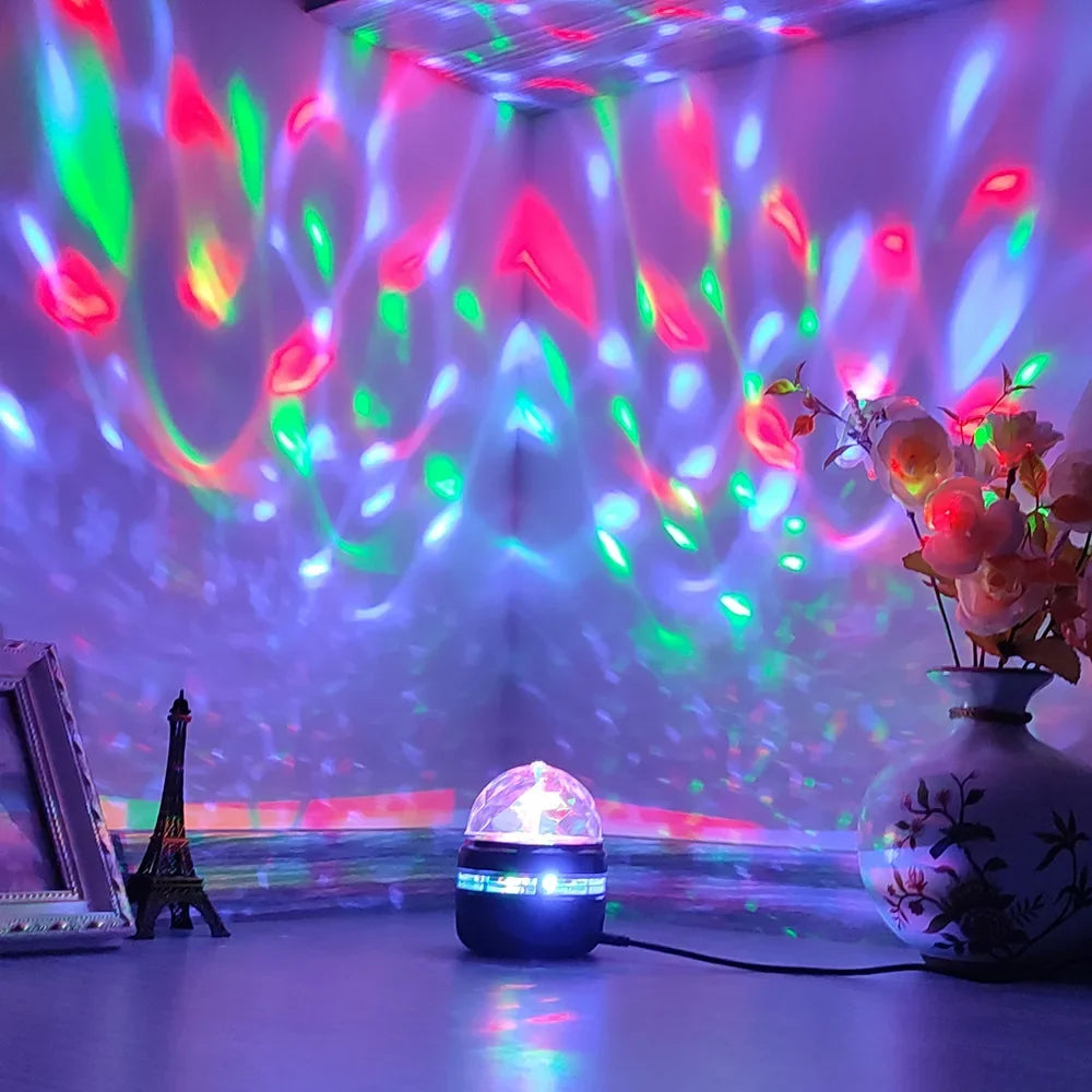 Galaxy & Aurora Star Projector Night Light