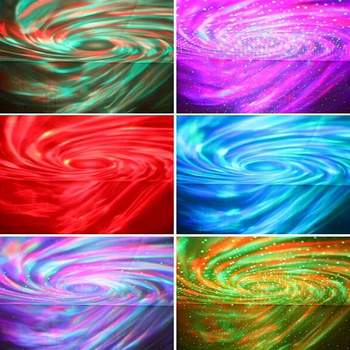 Galaxy & Aurora Star Projector Night Light