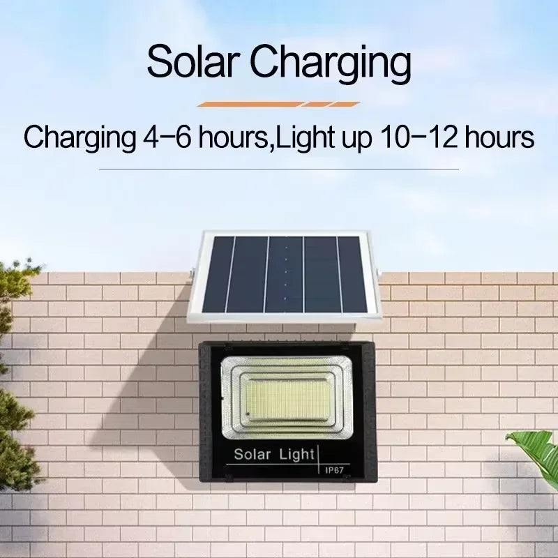 Solar Flood Light with Remote – 30W, IP67