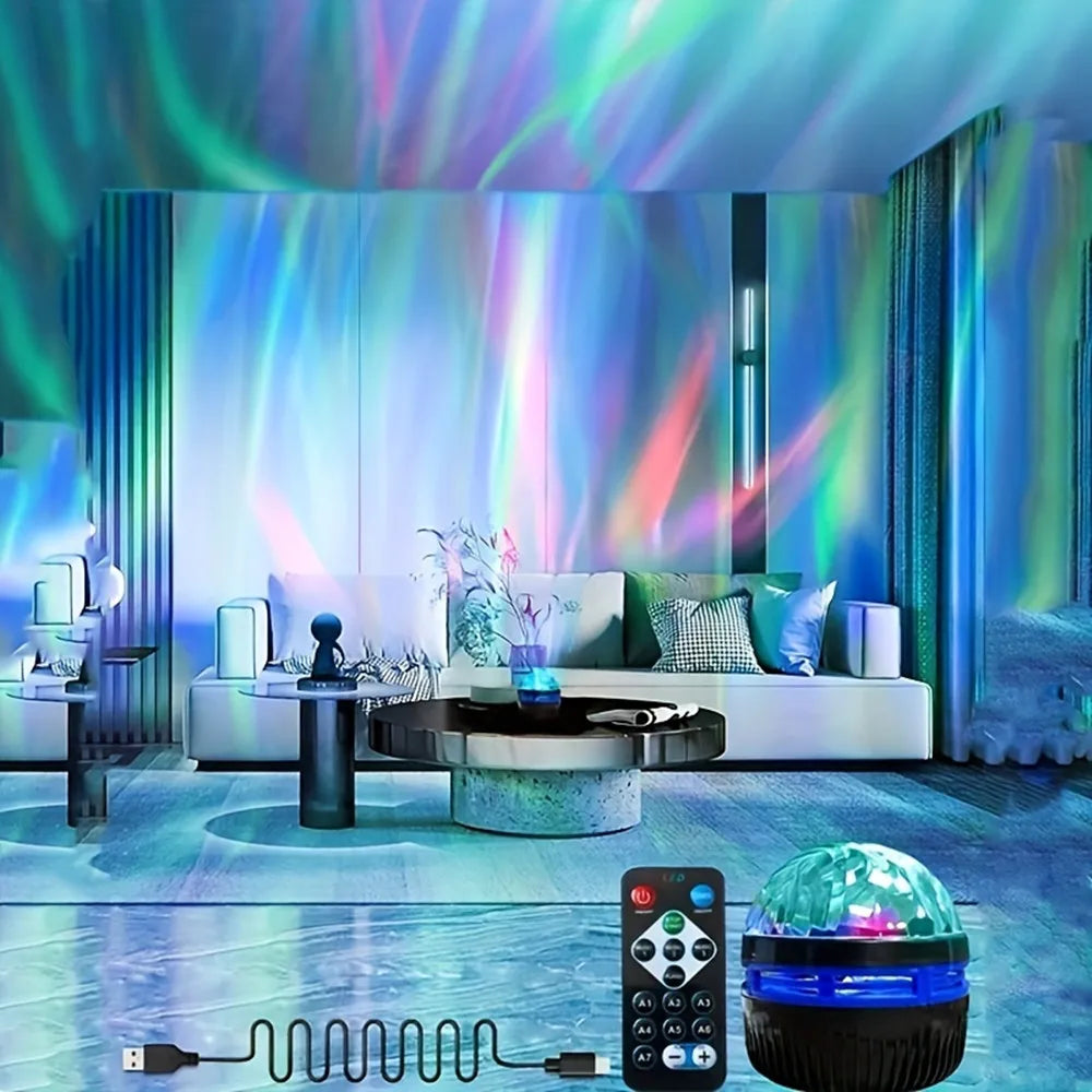 Galaxy & Aurora Star Projector Night Light