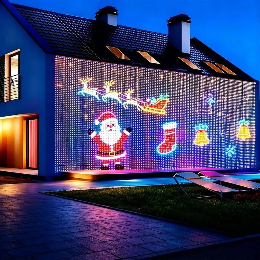 Smart LED Curtain Lights – App Control & Music Sync
