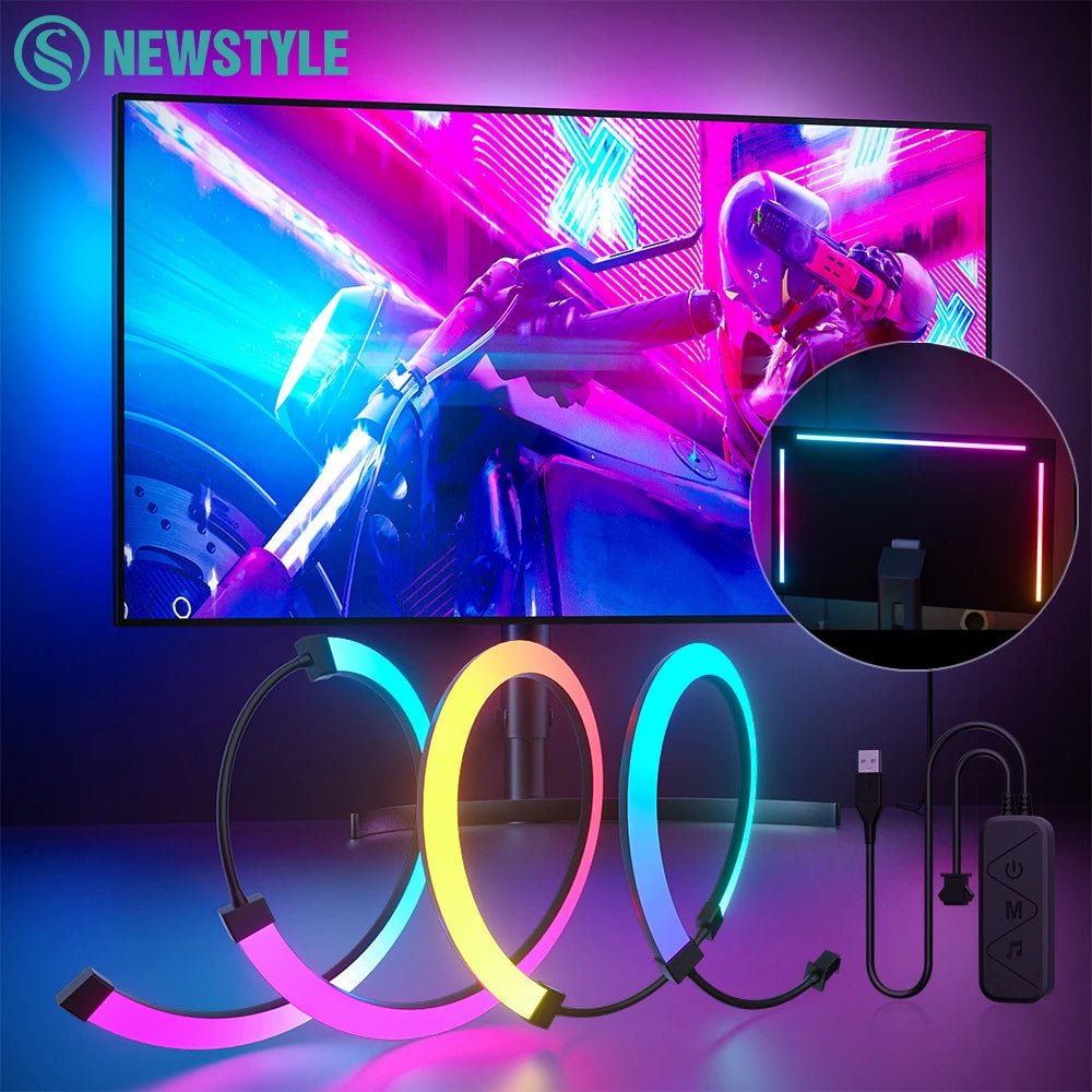 Screen Sync Gaming Light Strip for Monitors