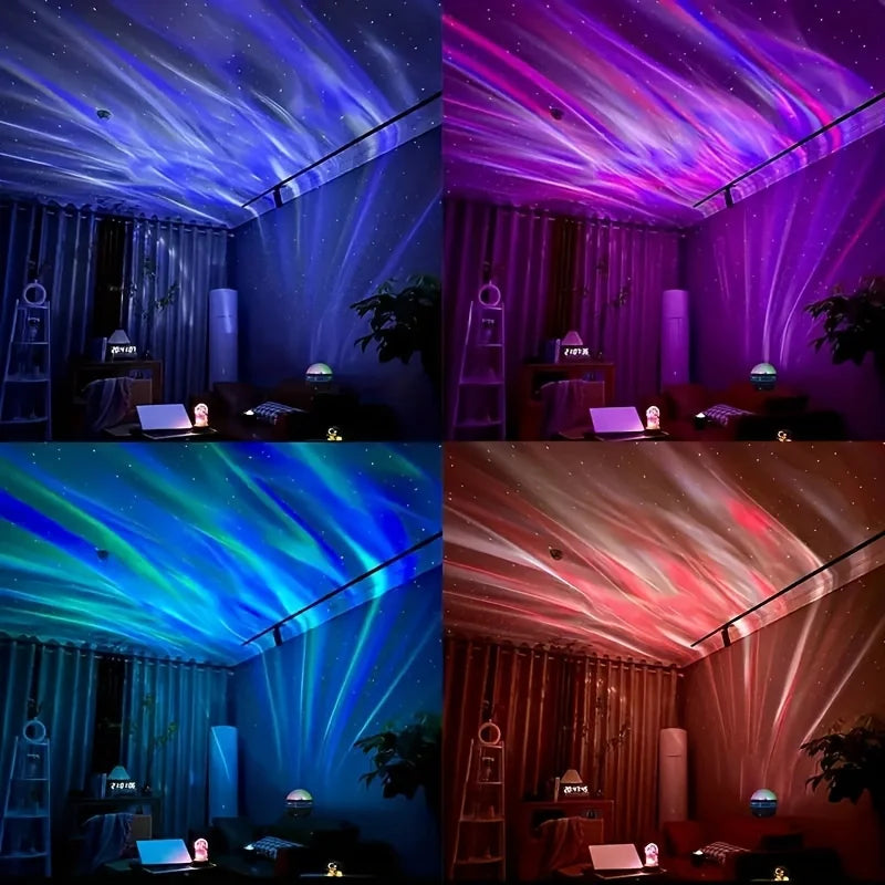 Galaxy & Aurora Star Projector Night Light