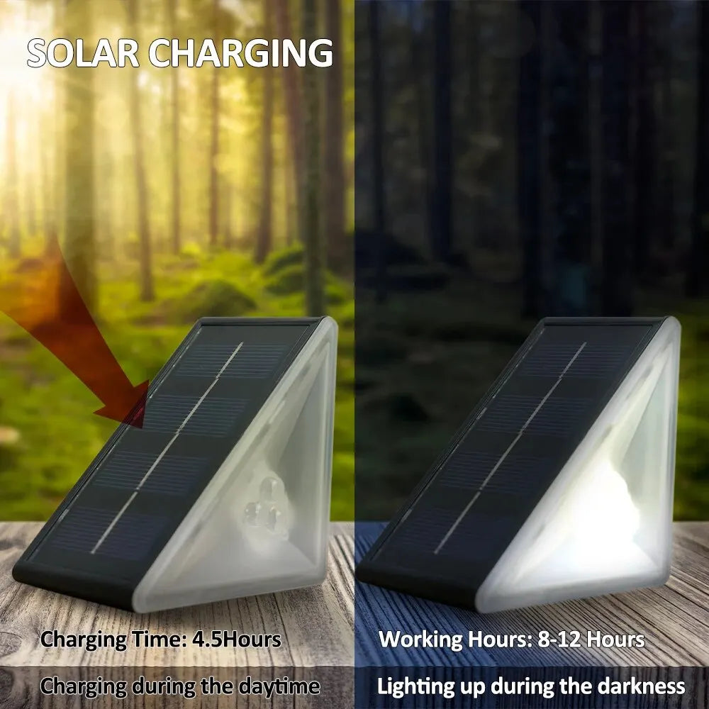 Solar RGB Step Lights – IP67 Waterproof