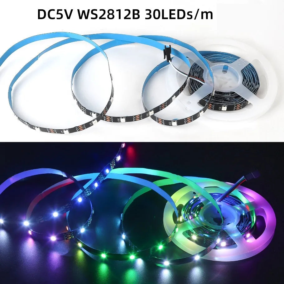 RGBIC Addressable LED Strip – 5V Pixel Lights